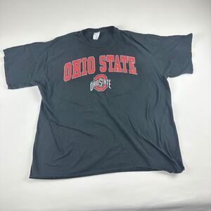 Ohio State Buckeyes Graphic T Shirt Mens 2XL 2 Tone‎ Arch Logo Cotton
